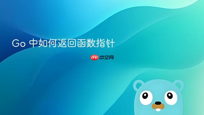 Go 中如何返回函数指针