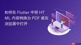 如何在 Flutter 中将 HTML 内容转换为 PDF 或在浏览器中打开