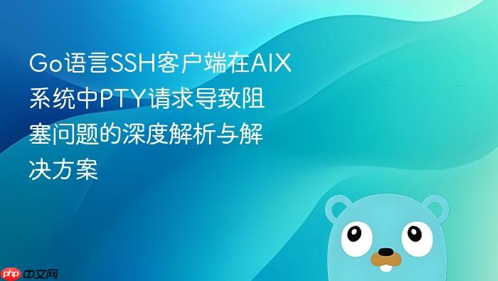 Go语言SSH客户端在AIX系统中PTY请求导致阻塞问题的深度解析与解决方案