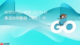 如何在 Go 中将 JSON 对象追加到数组（切片）中