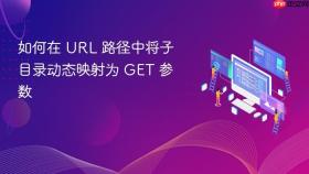 如何在 URL 路径中将子目录动态映射为 GET 参数