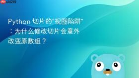 Python 切片的“视图陷阱”:为什么修改切片会意外改变原数组?