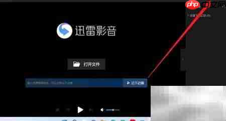迅雷影音开启在线字幕匹配