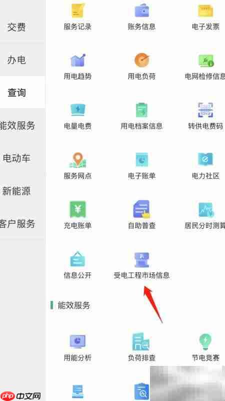 网上国网查受电工程信息