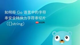 如何将 Go 语言中的字符串安全转换为字符串切片（[]string）
