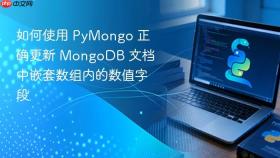 如何使用 PyMongo 正确更新 MongoDB 文档中嵌套数组内的数值字段