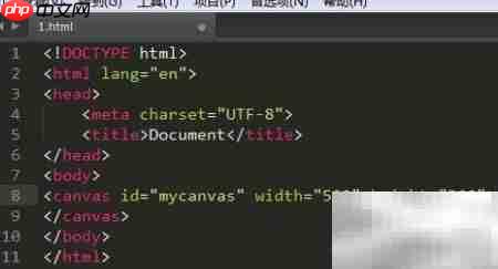 创建Canvas元素