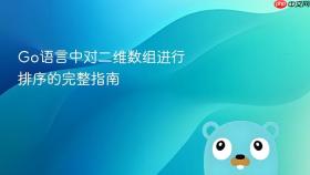 Go语言中对二维数组进行排序的完整指南

