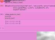 KNN分类器Python实现