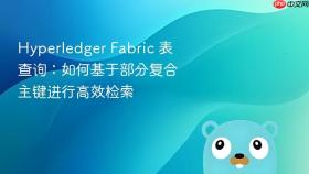 Hyperledger Fabric 表查询：如何基于部分复合主键进行高效检索
