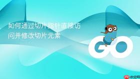 如何通过切片指针直接访问并修改切片元素
