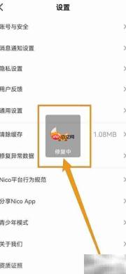 Nico软件异常数据修复指南