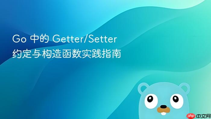 Go 中的 Getter/Setter 约定与构造函数实践指南