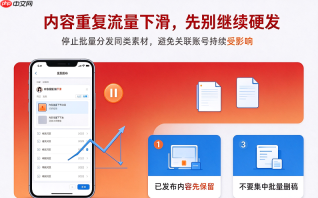 经常遇到内容一模一样分发，流量直接掉下来，怎么处理？