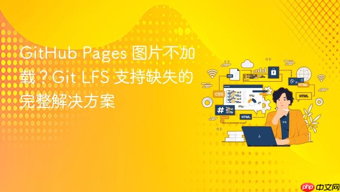 GitHub Pages 图片不加载?Git LFS 支持缺失的完整解决方案