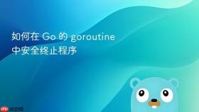 如何在 Go 的 goroutine 中安全终止程序