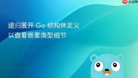 递归展开 Go 结构体定义以查看嵌套类型细节