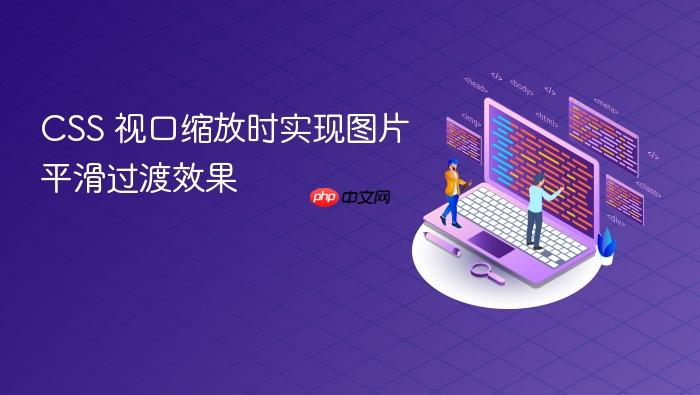 CSS 视口缩放时实现图片平滑过渡效果