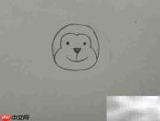 简笔画小猴边框教程