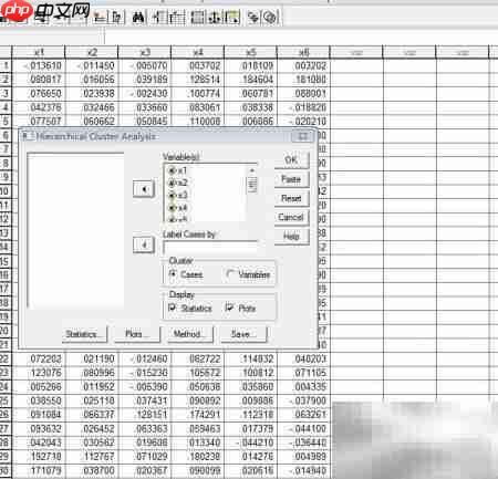 SPSS系统聚类分析入门