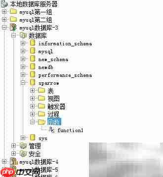 Aqua Data Studio删除函数SQL