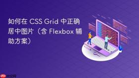 如何在 CSS Grid 中正确居中图片（含 Flexbox 辅助方案）
