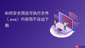 如何安全预览可执行文件(.exe)内容而不自动下载