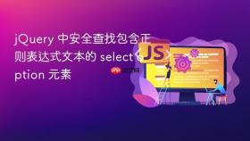 jQuery 中安全查找包含正则表达式文本的 select option 元素