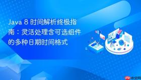 Java 8 时间解析终极指南：灵活处理含可选组件的多种日期时间格式
