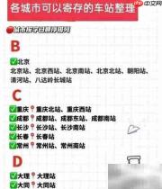 火车站行李寄存收费指南