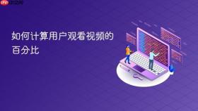 如何计算用户观看视频的百分比