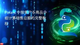 Polars 中按客户与商品分组计算销售总额的完整教程