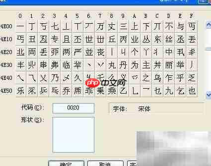 造字程序致字库乱码
