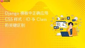 Django 模板中正确应用 CSS 样式：ID 与 Class 的关键区别
