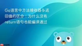 Go语言中方法接收器与返回值的区分:为什么没有return语句也能编译通过