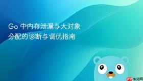 Go 中内存泄漏与大对象分配的诊断与调优指南
