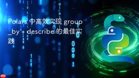 Polars 中高效实现 group_by + describe 的最佳实践
