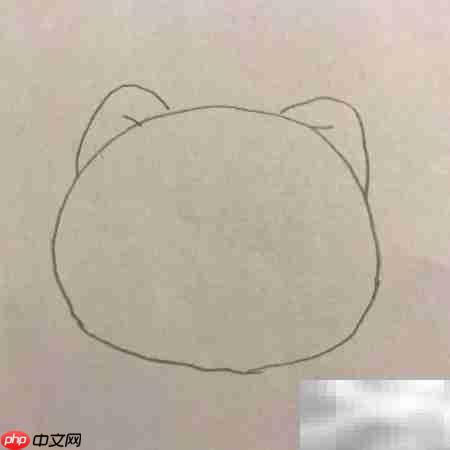 博美狗简笔画教程