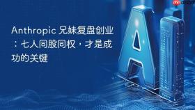 anthropic 兄妹复盘创业：七人同股同权，才是成功的关键