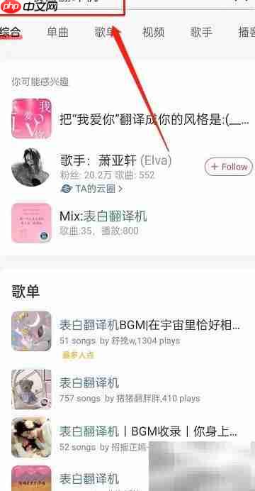 网易云表白翻译机入口