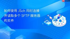 如何使用 JSch 同时连接并读取多个 SFTP 服务器的文件