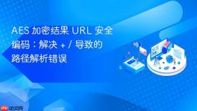 AES 加密结果 URL 安全编码：解决 + / 导致的路径解析错误
