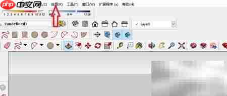 草图大师旋转长方形技巧