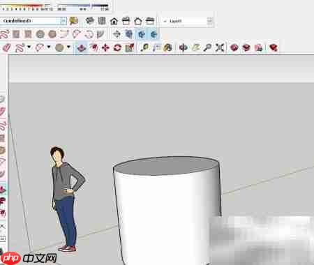 草图大师旋转长方形技巧