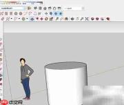 草图大师旋转长方形技巧