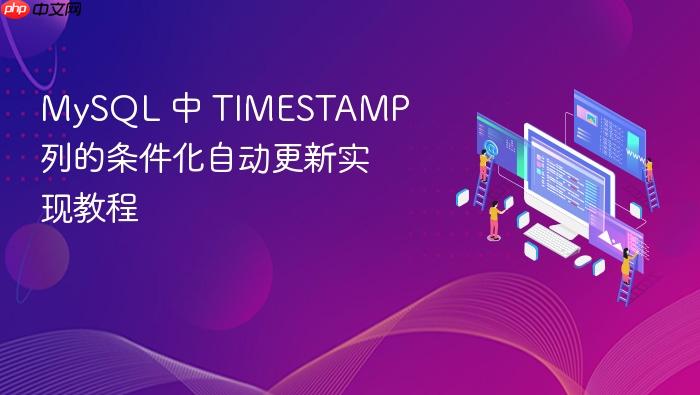 MySQL 中 TIMESTAMP 列的条件化自动更新实现教程