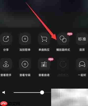QQ音乐播放器样式设置方法