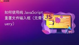 如何使用纯 JavaScript 重置文件输入框（无需 jQuery）