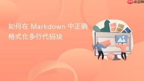 如何在 Markdown 中正确格式化多行代码块