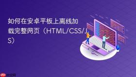 如何在安卓平板上离线加载完整网页（HTML/CSS/JS）